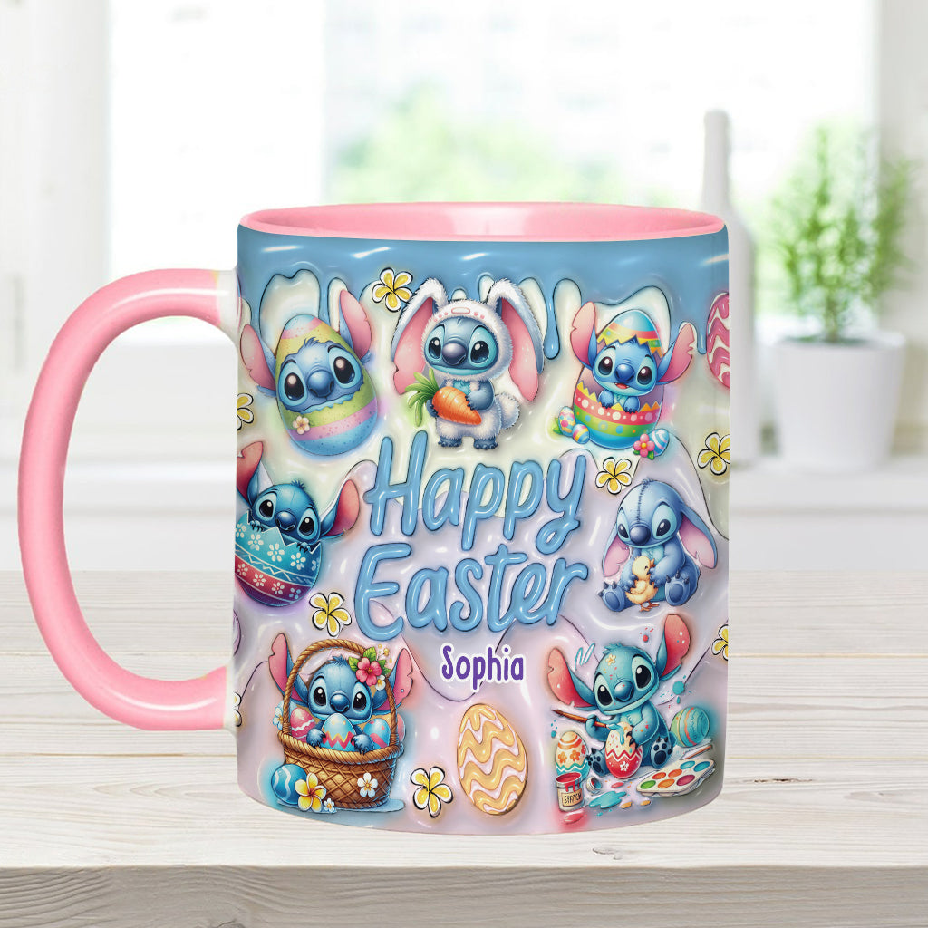 Happy Easter - Personalized Ohana Accent Mug