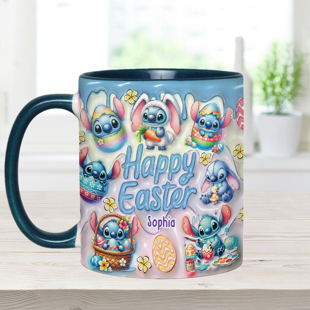 Happy Easter - Personalized Ohana Accent Mug