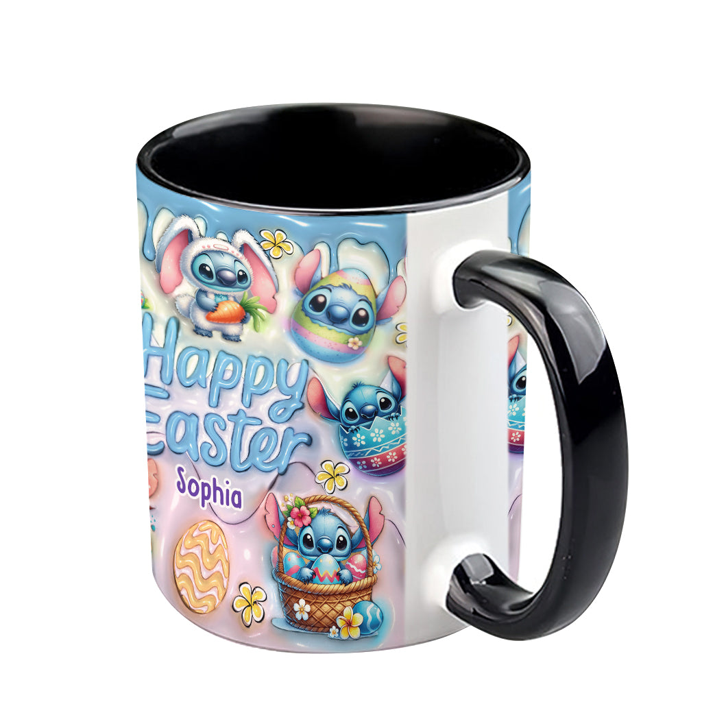 Happy Easter - Personalized Ohana Accent Mug