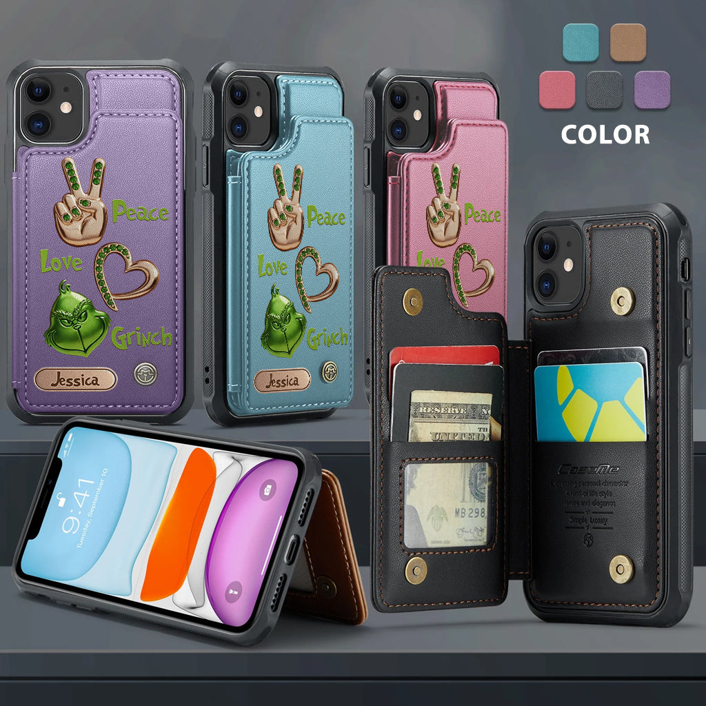 Merry Christmas - Personalized Stole Christmas Wallet Phone Case