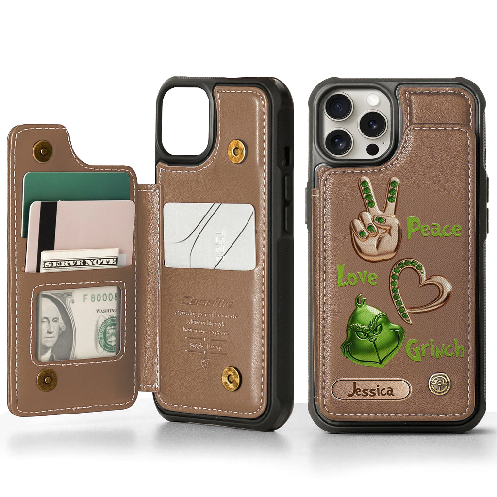 Merry Christmas - Personalized Stole Christmas Wallet Phone Case