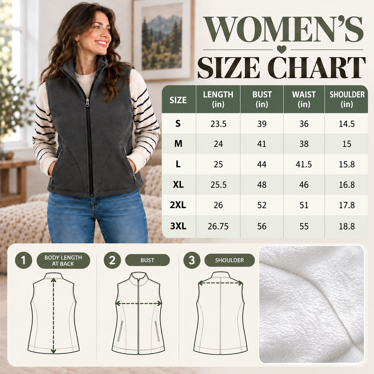In October We Wear Pink - Personalized Breast Cancer Awareness Flannel Fleece Vest