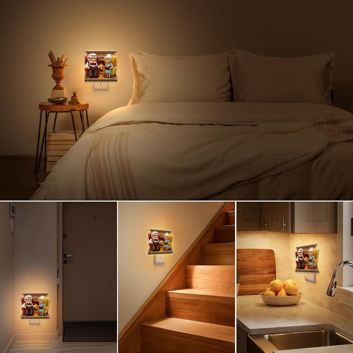 My Greatest Adventure - Personalized Couple Acrylic Plug-In Night Light