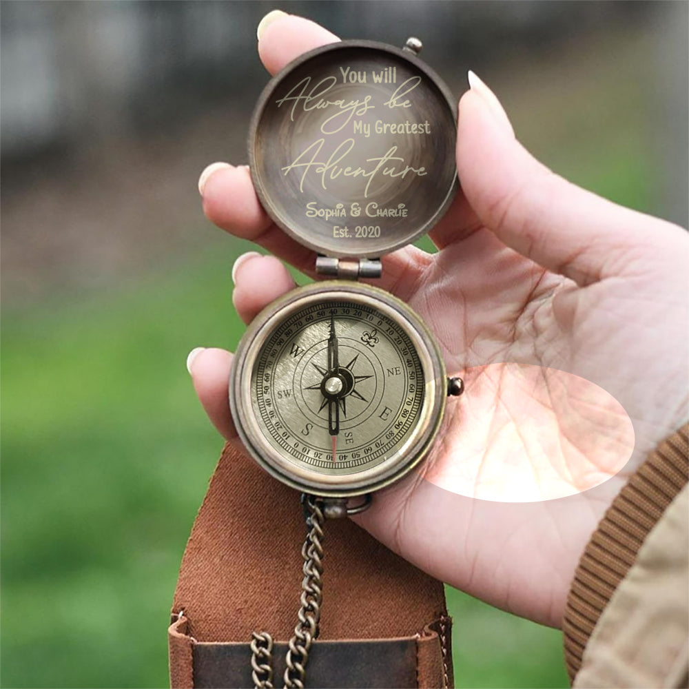 Magical Adventure Love - Personalized Mouse Compass