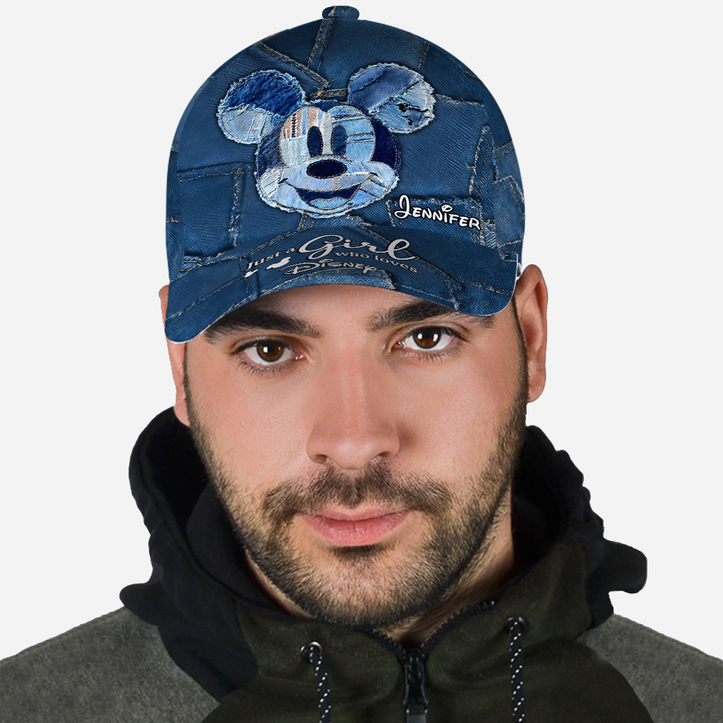 Just A Girl Who Loves Magic - Personalized Mouse Classic Cap