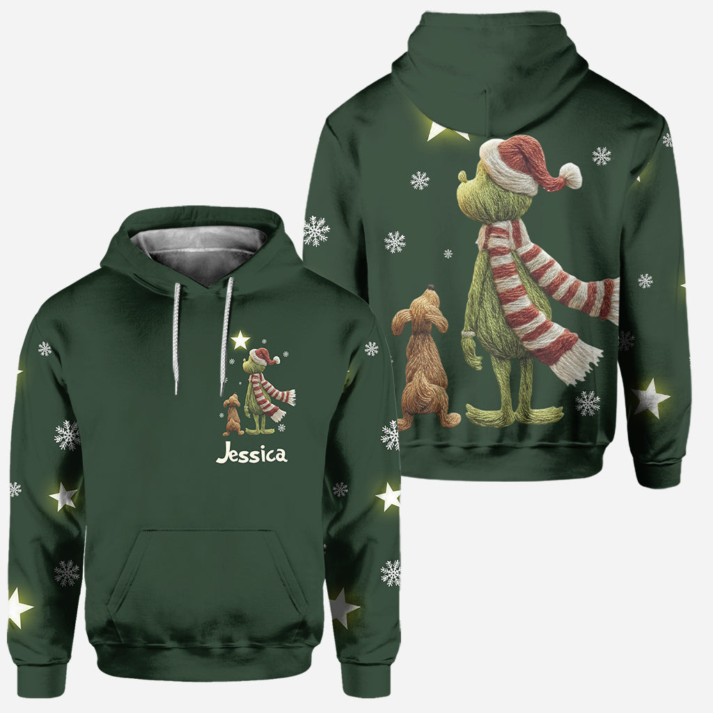 Merry Christmas - Personalized Stole Christmas Hoodie and Leggings