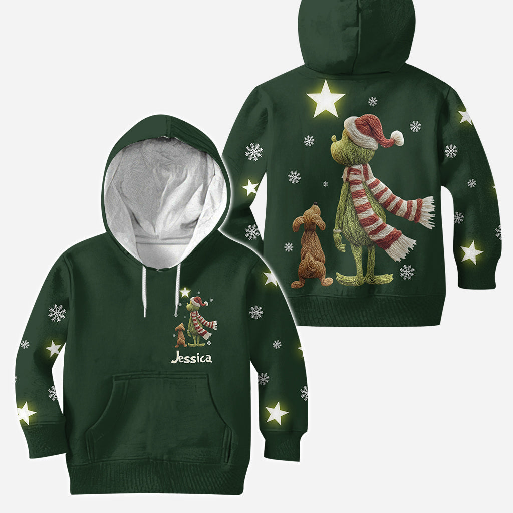 Merry Christmas - Personalized Stole Christmas Hoodie and Leggings