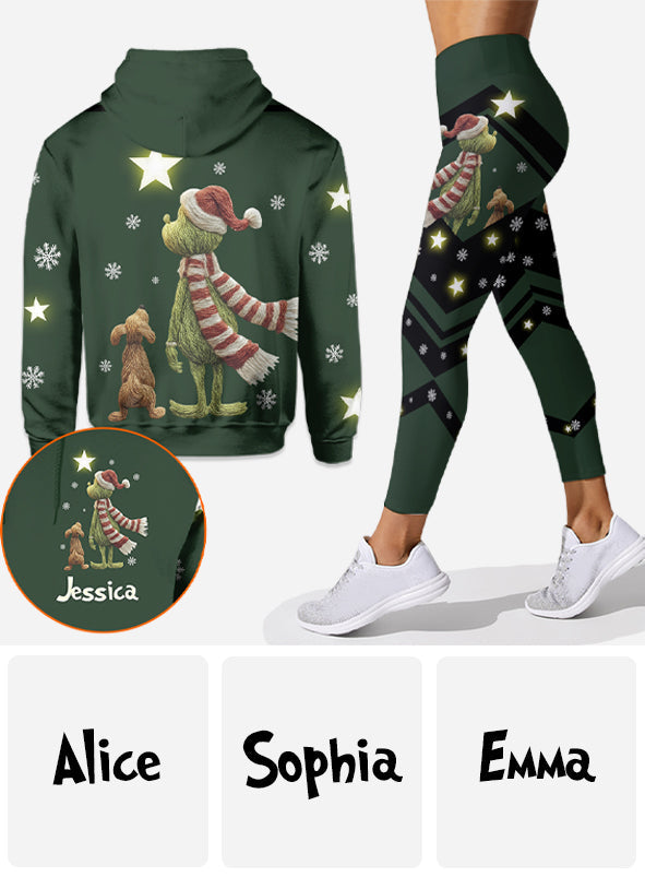 Merry Christmas - Personalized Stole Christmas Hoodie and Leggings