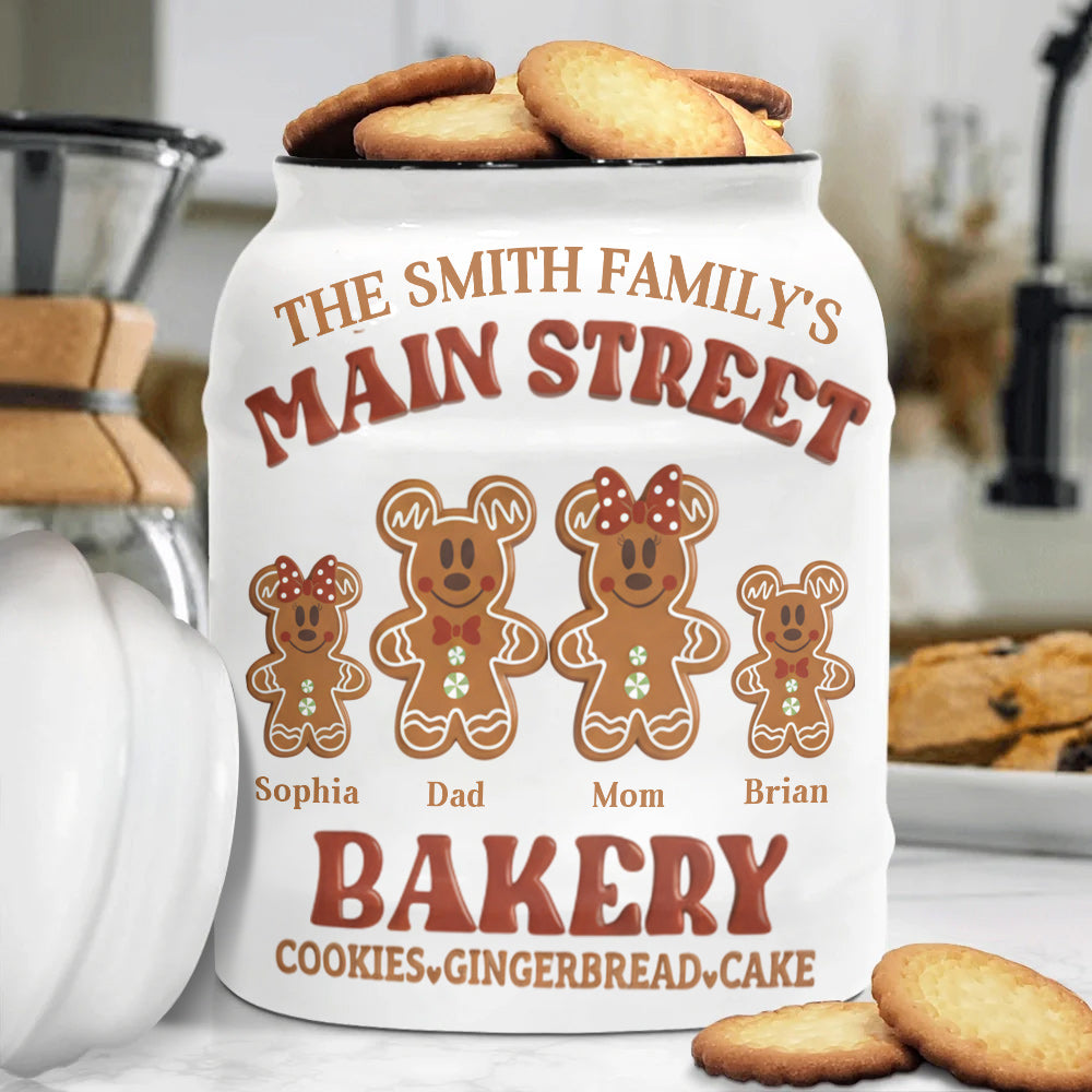 Main Street Bakery - Personalized Mouse Cookie Jar