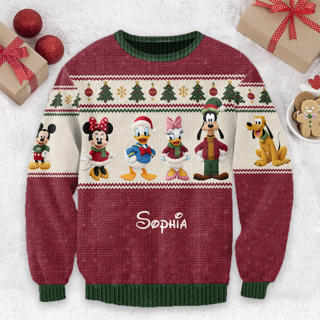Best Season Of The Year - Personalized Mouse Ugly Sweater