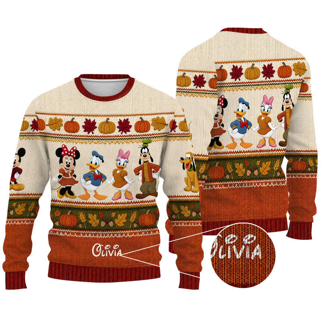 Best Season Of The Year - Personalized Mouse Ugly Sweater