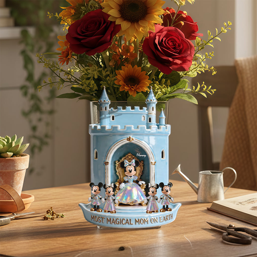 Most Magical Mom - Personalized Mouse Acrylic Pot