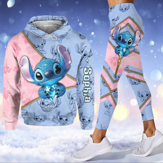 Ohana Means Family - Personalized Ohana Hoodie and Leggings