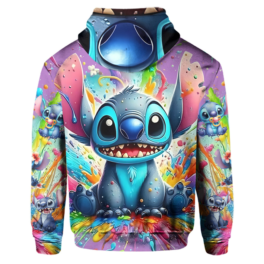 Colorful Ohana - Personalized Ohana Hoodie and Sweatpants