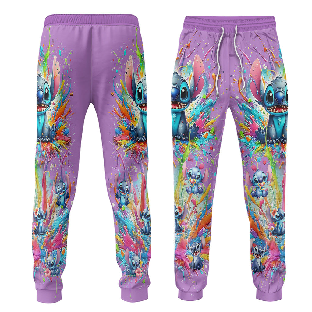 Colorful Ohana - Personalized Ohana Hoodie and Sweatpants