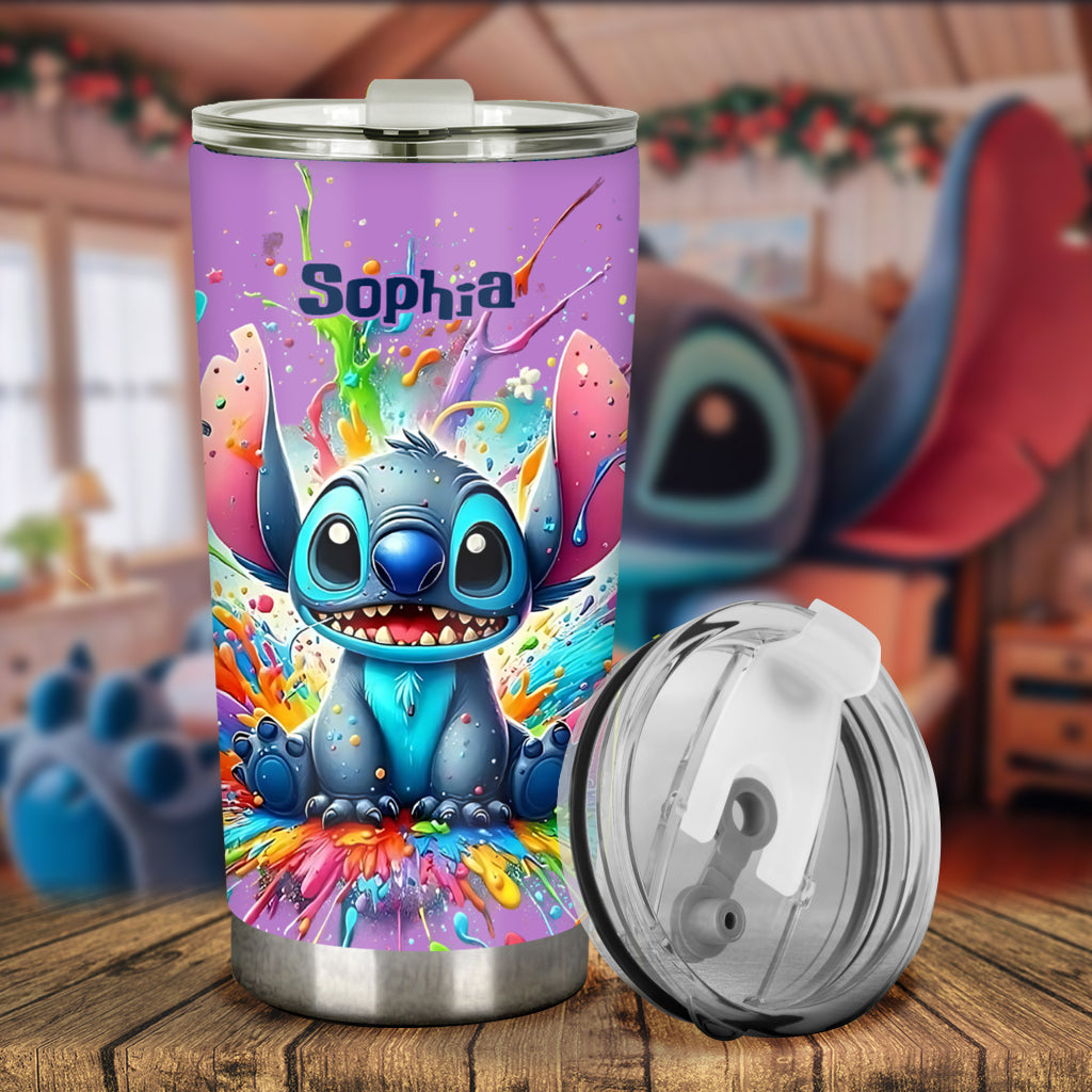 Colorful Ohana - Personalized Ohana Tumbler