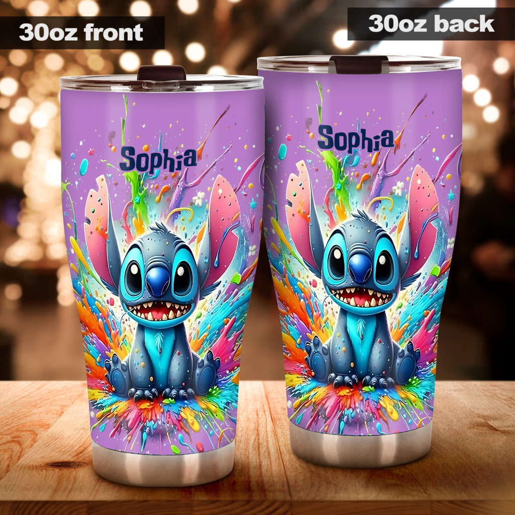 Colorful Ohana - Personalized Ohana Tumbler
