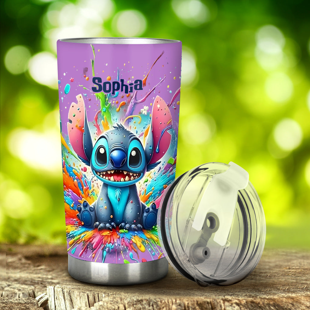 Colorful Ohana - Personalized Ohana Tumbler