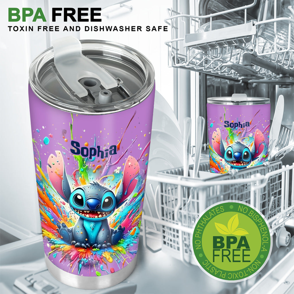 Colorful Ohana - Personalized Ohana Tumbler