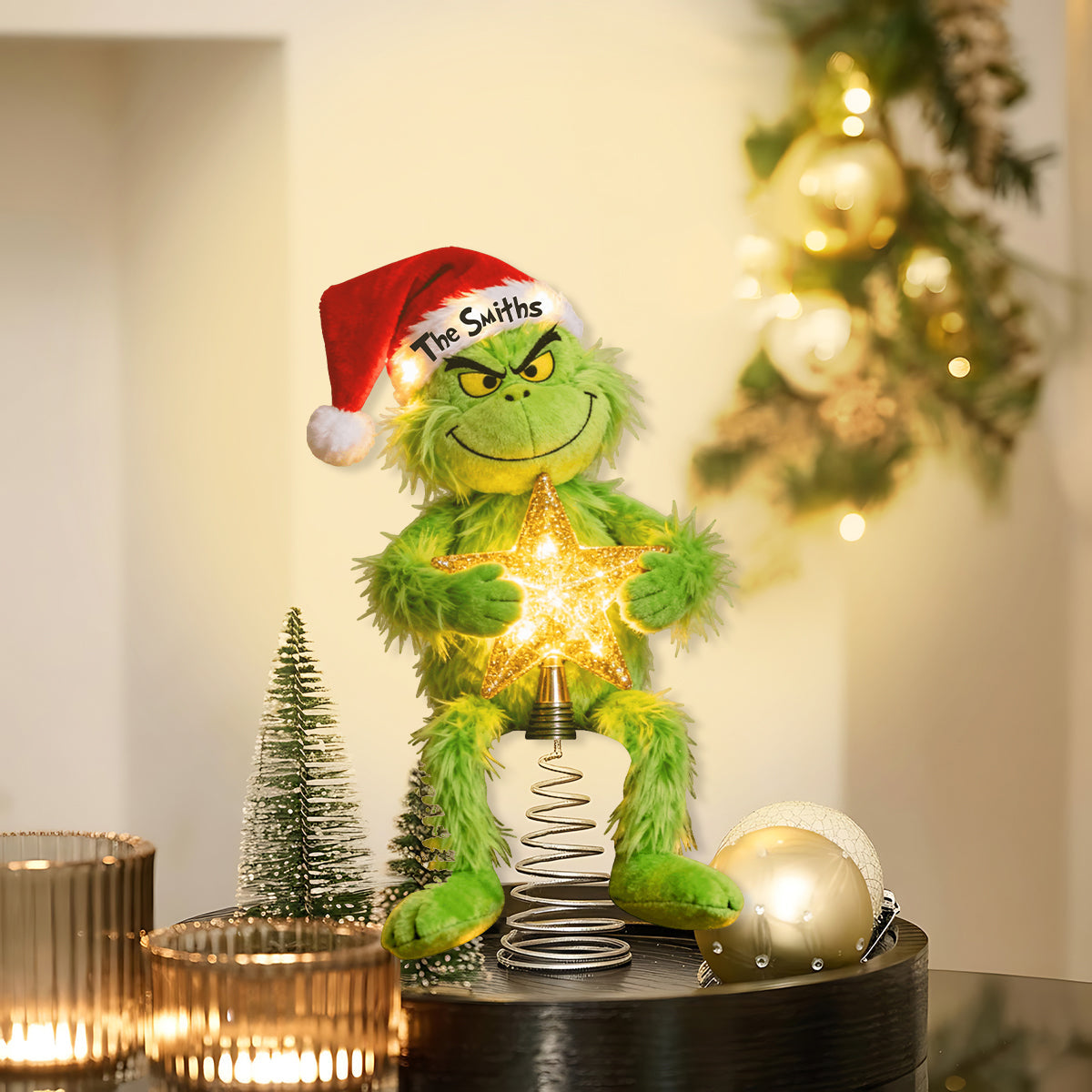 Merry Grinchmas - Stole Christmas LED Light Tree Topper