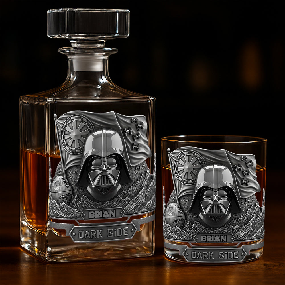 Join The Dark Side - Personalized The Force Whiskey Decanter Set