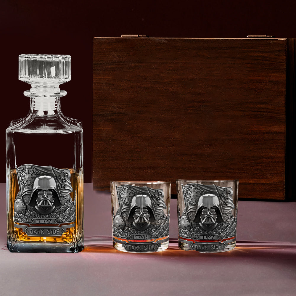 Join The Dark Side - Personalized The Force Whiskey Decanter Set