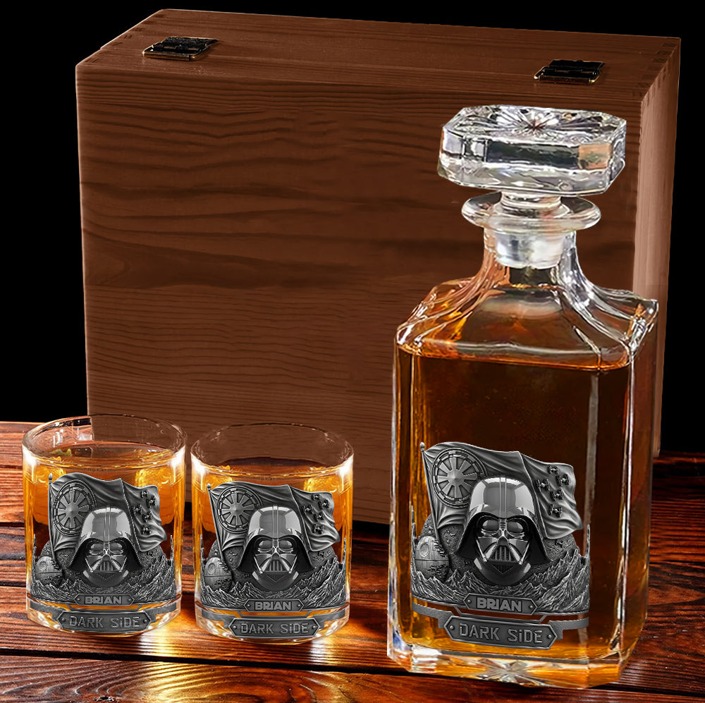 Join The Dark Side - Personalized The Force Whiskey Decanter Set