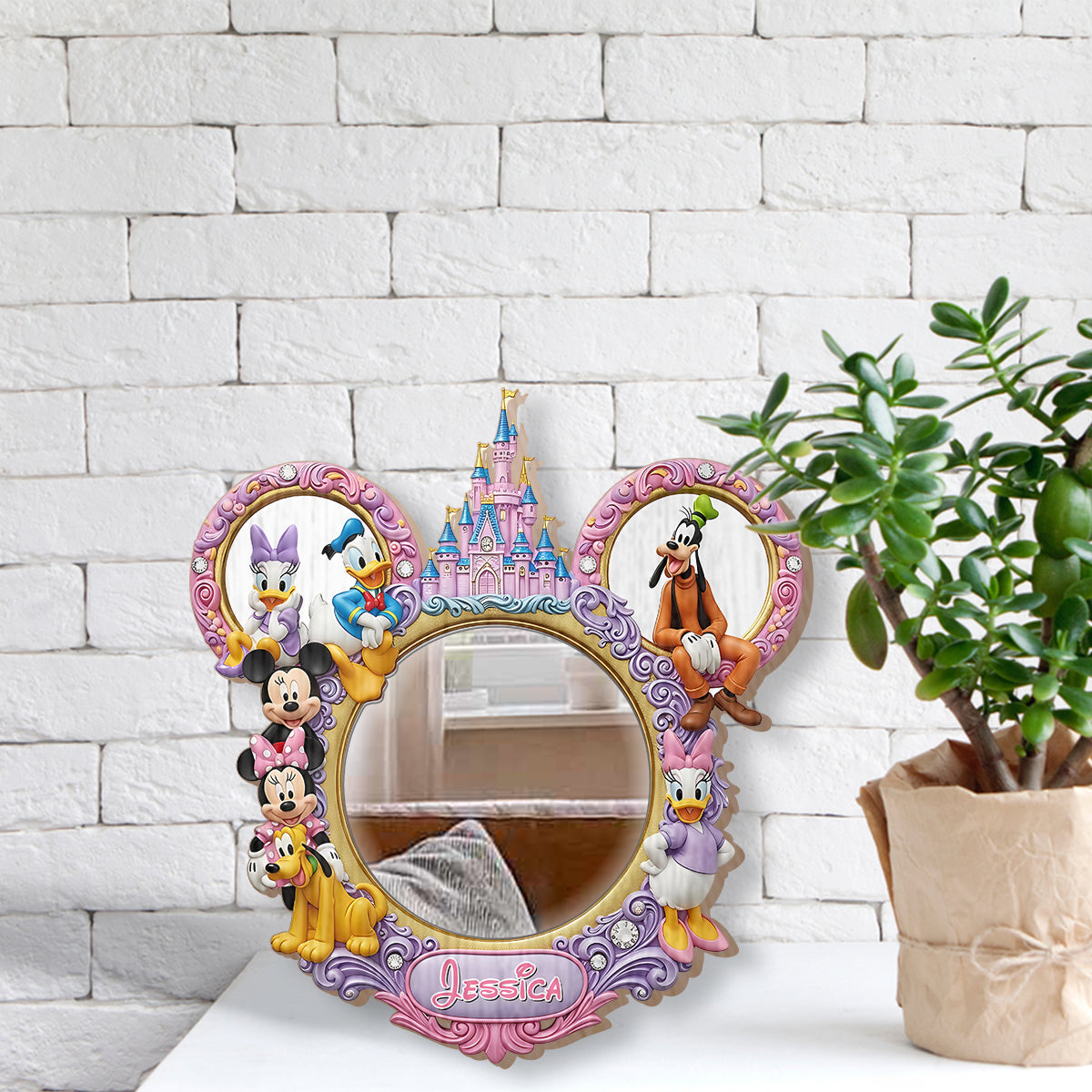 Magical Castle - Personalized Mouse Wall Hanging Mirror