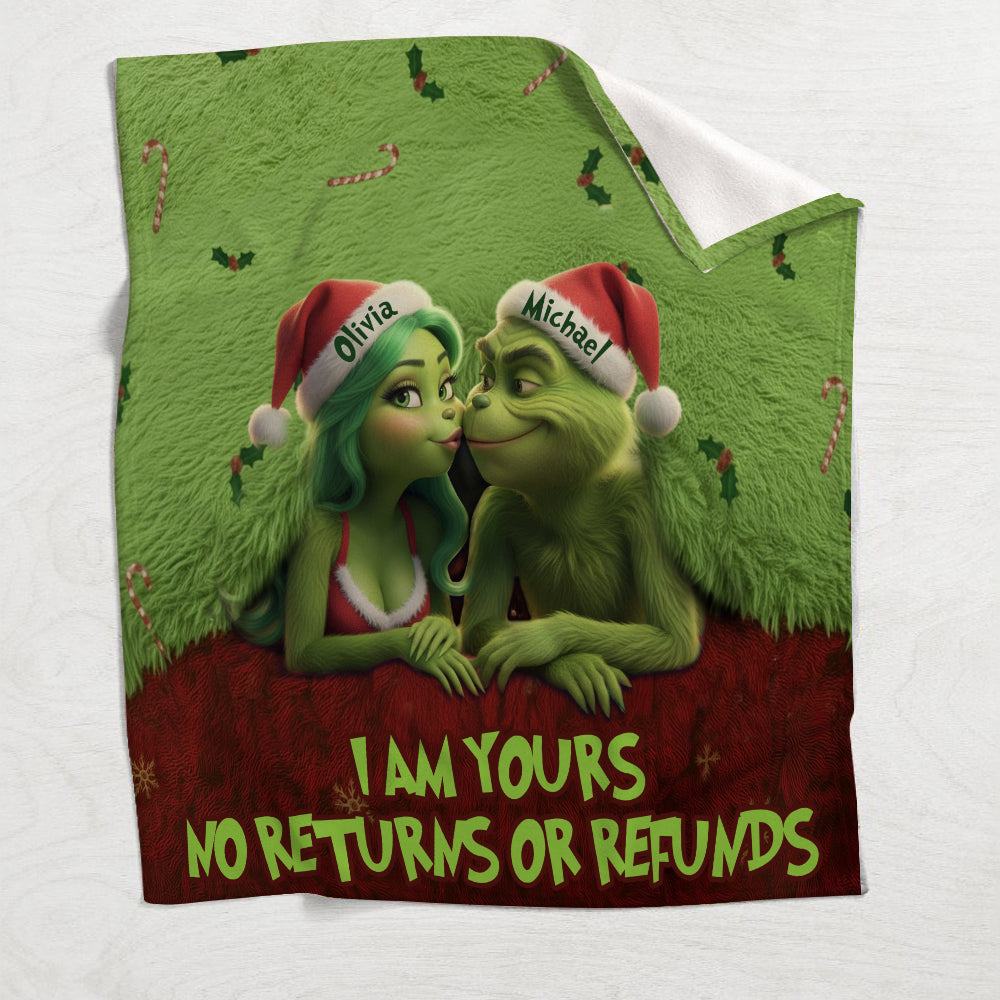 I Am Yours - Personalized Stole Christmas Blanket