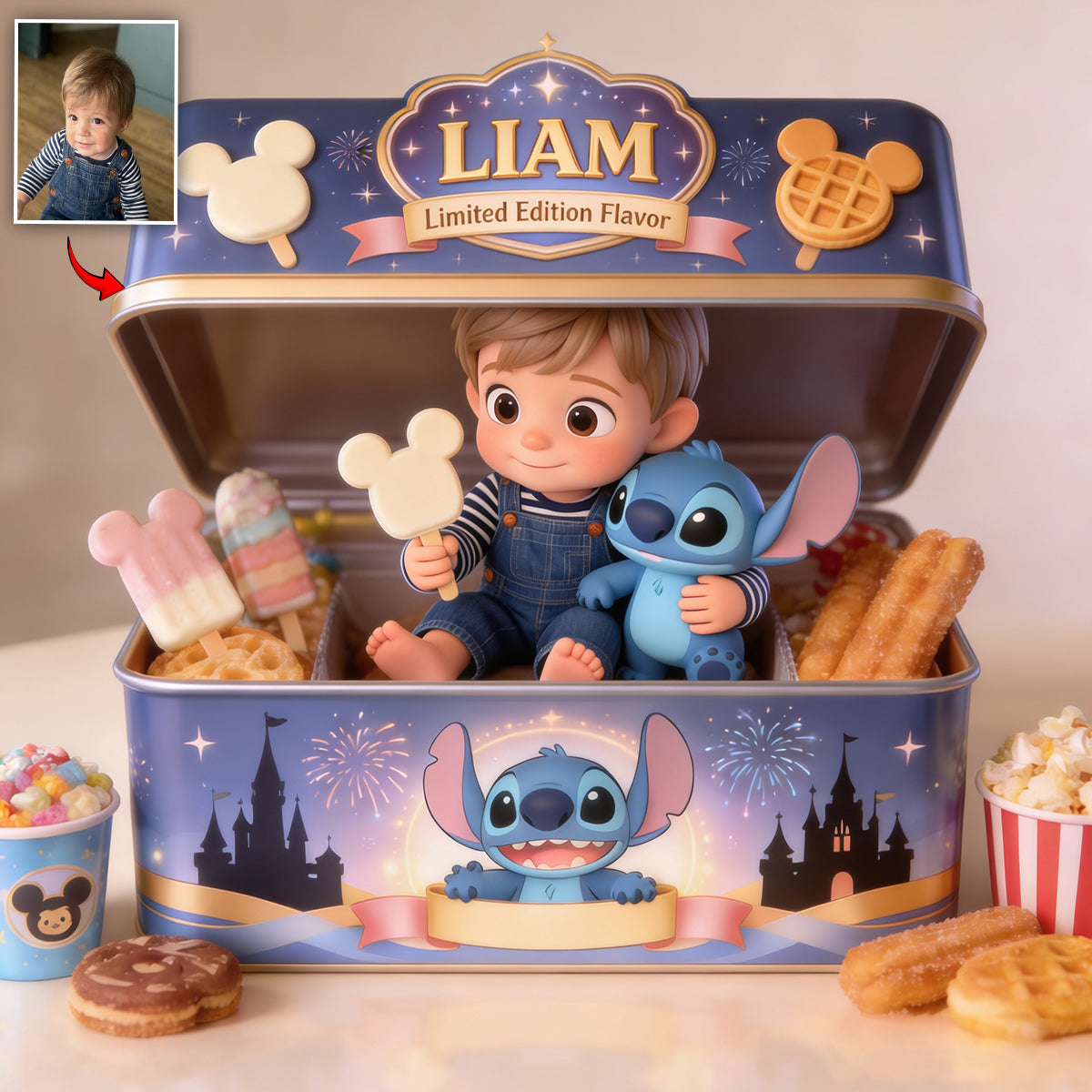 Custom Any Photo - Personalized Ohana Custom Shaped Acrylic Plaque