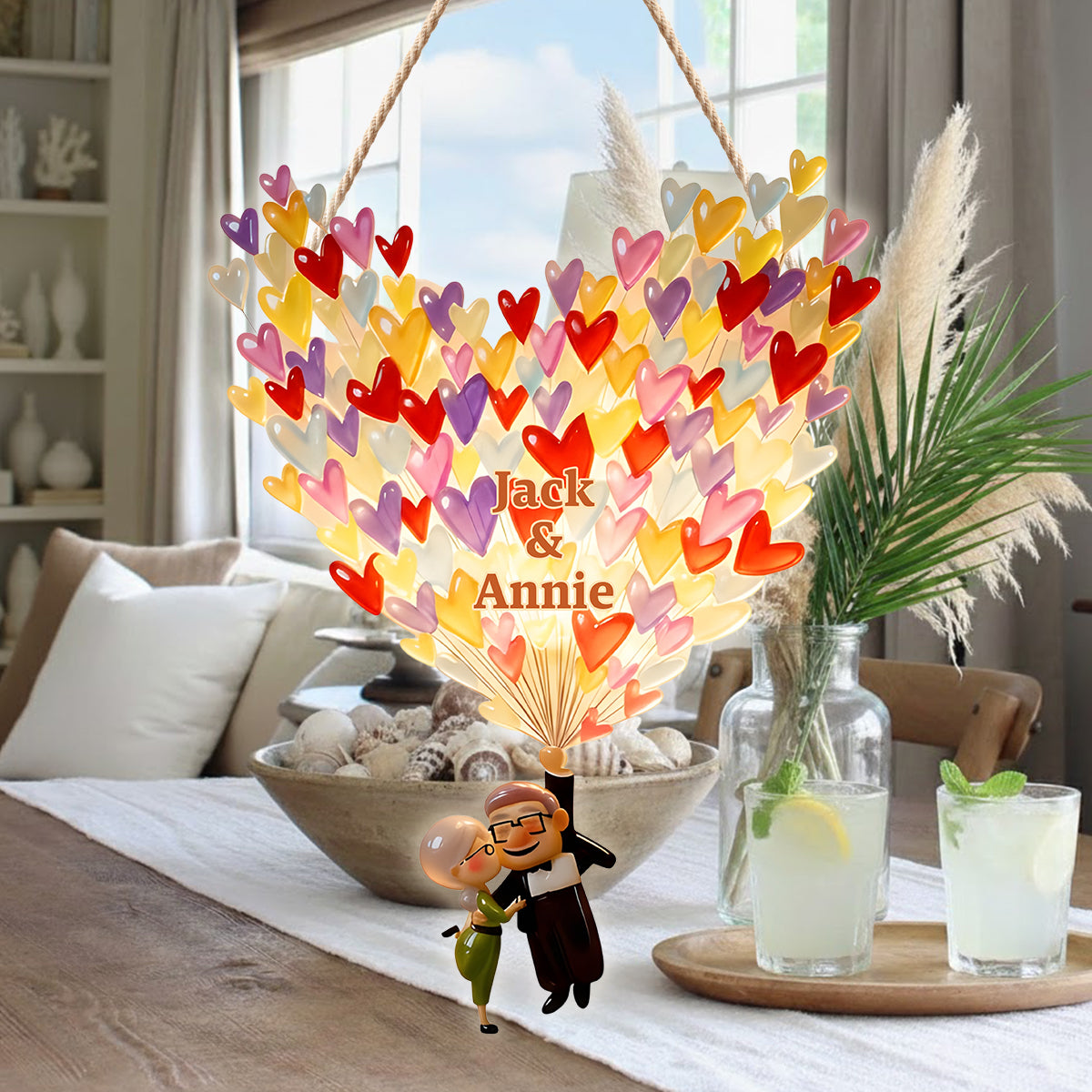 You Are My Greatest Adventure - Personalized Up Movie Couple LED Light Acrylic Sign