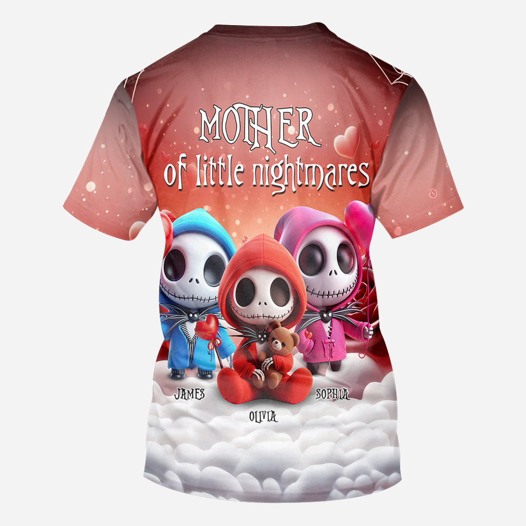 Mother Of Little Nightmares - Personalized Nightmare All Over Shirt