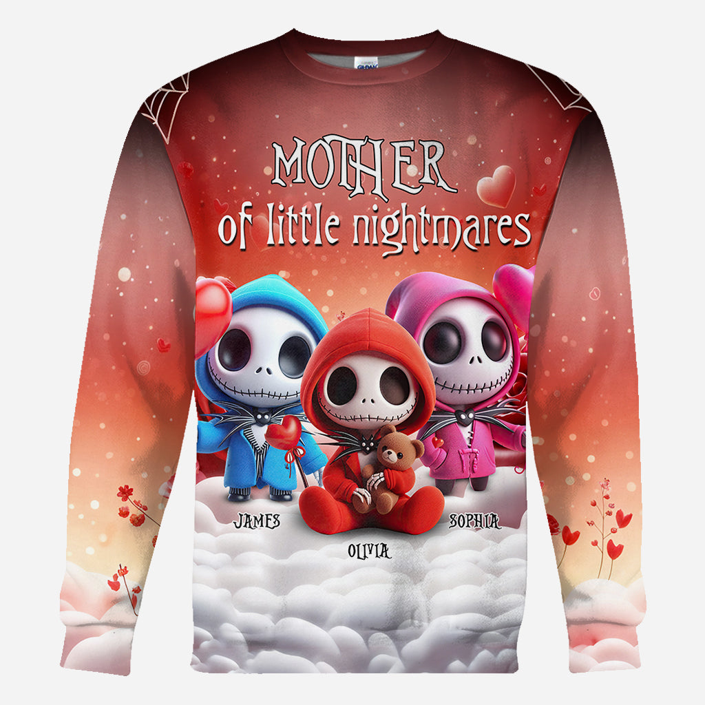 Mother Of Little Nightmares - Personalized Nightmare All Over Shirt