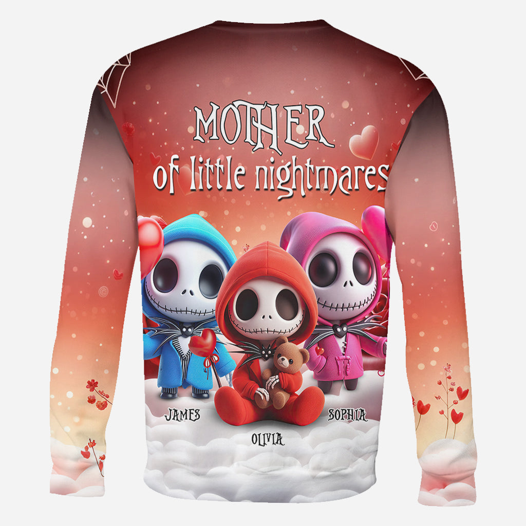 Mother Of Little Nightmares - Personalized Nightmare All Over Shirt