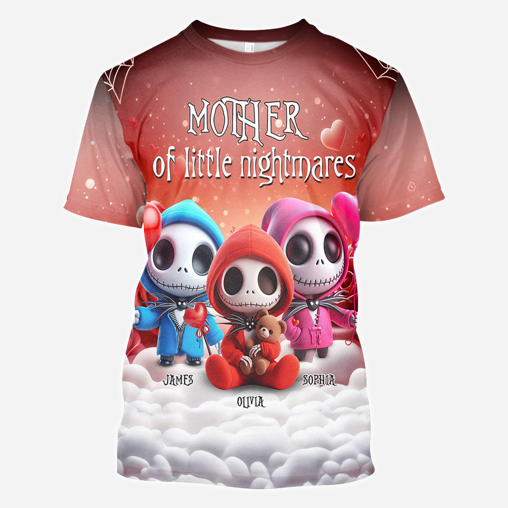 Mother Of Little Nightmares - Personalized Nightmare All Over Shirt