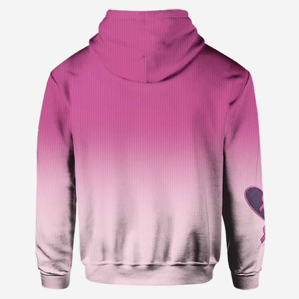 Faith Hope Love - Personalized Breast Cancer Awareness Hoodie and Leggings