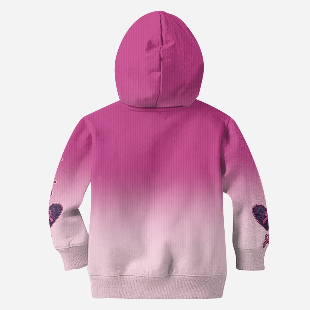 Faith Hope Love - Personalized Breast Cancer Awareness Hoodie and Leggings