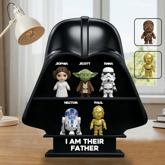I Am The Dad - Personalized The Force Custom Shaped Acrylic Plaque