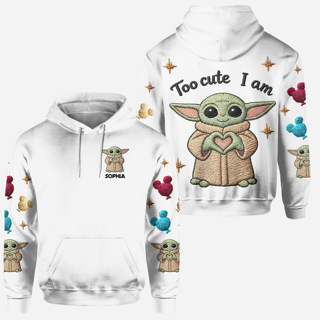 Too Cute I Am - Personalized The Force Hoodie and Leggings