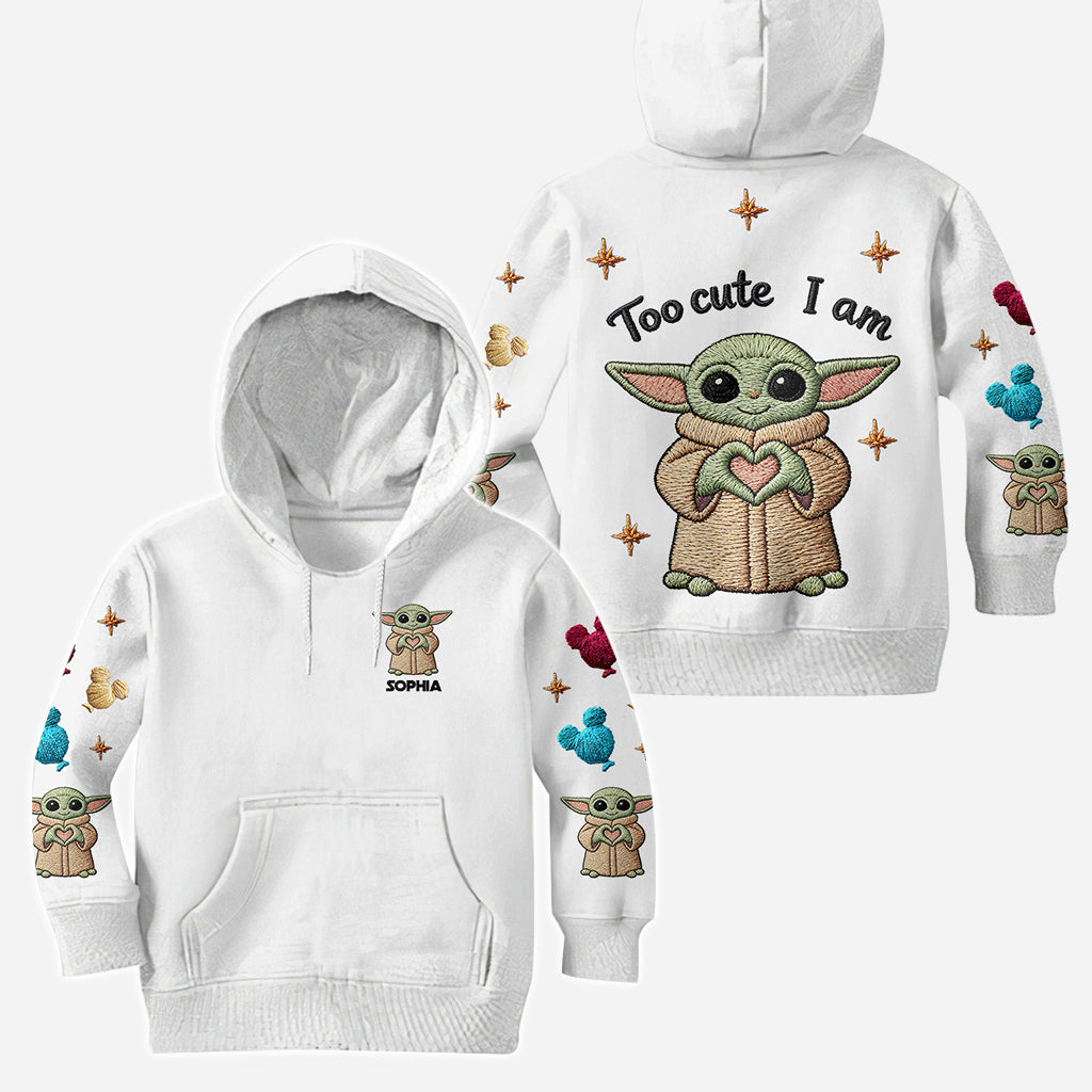 Too Cute I Am - Personalized The Force Hoodie and Leggings