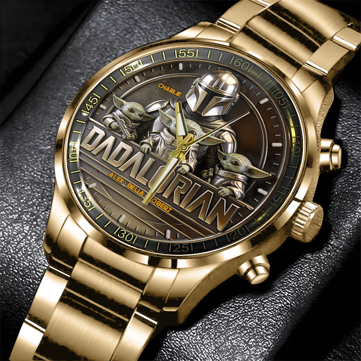 The Dadalorian - Personalized The Force Hand Watch