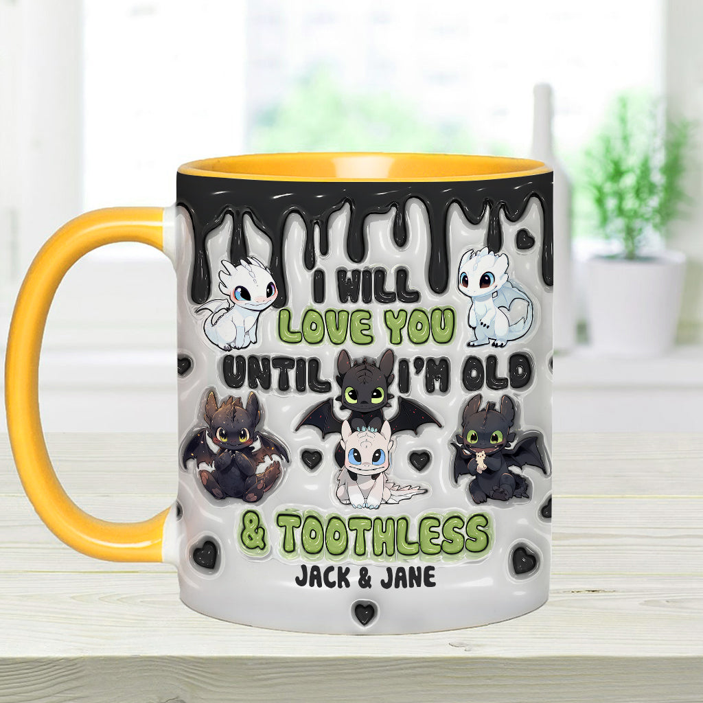 Dragon Couple - Personalized Couple Accent Mug