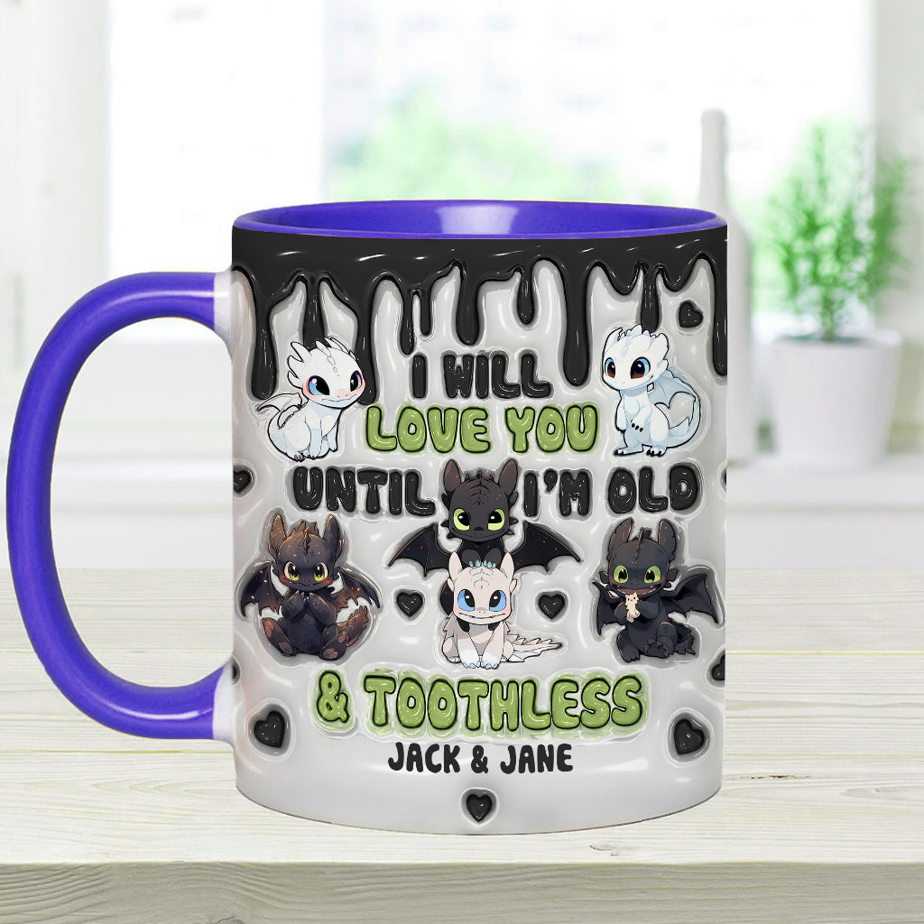 Dragon Couple - Personalized Couple Accent Mug