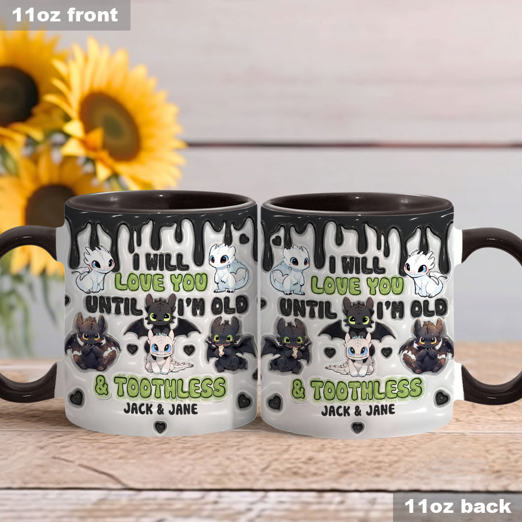 Dragon Couple - Personalized Couple Accent Mug