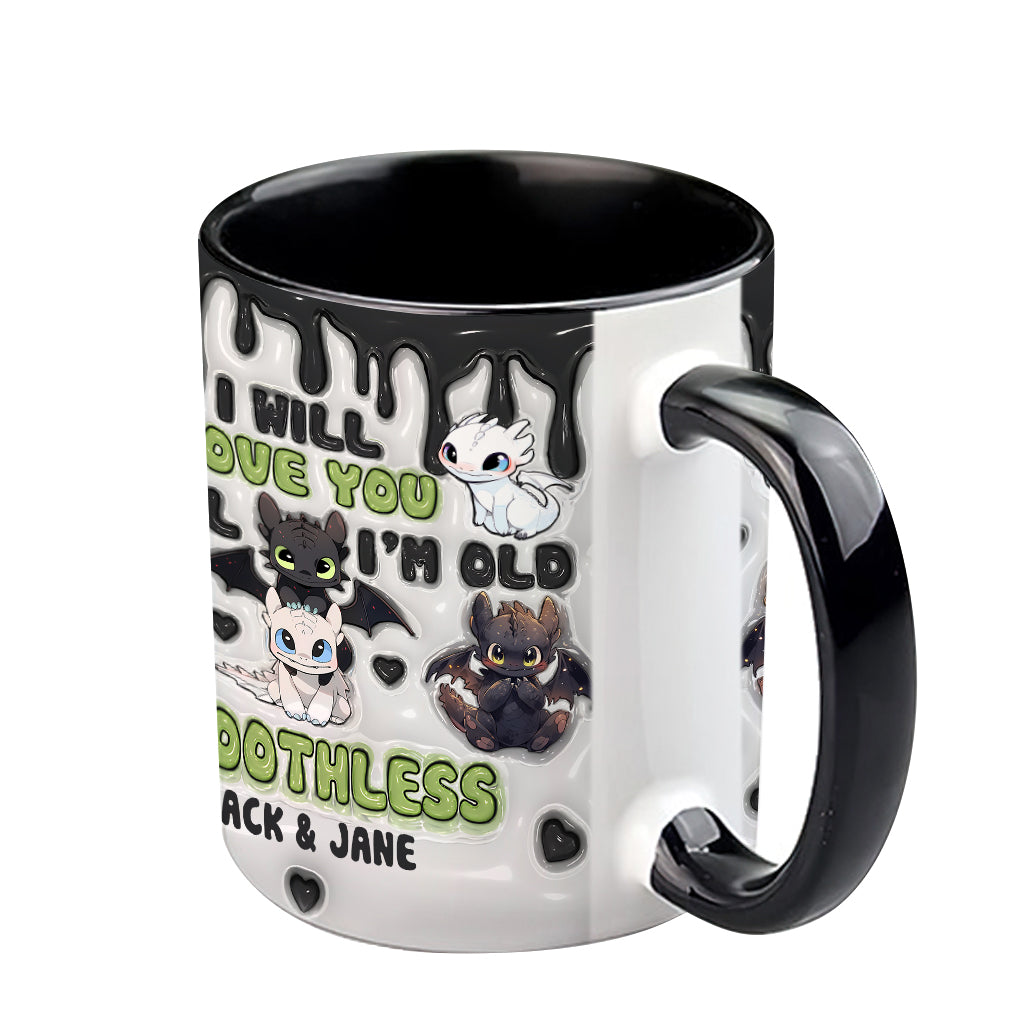 Dragon Couple - Personalized Couple Accent Mug