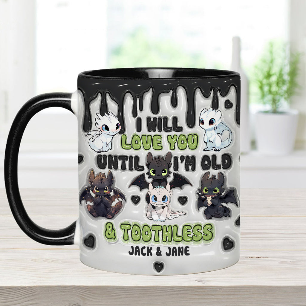 Dragon Couple - Personalized Couple Accent Mug