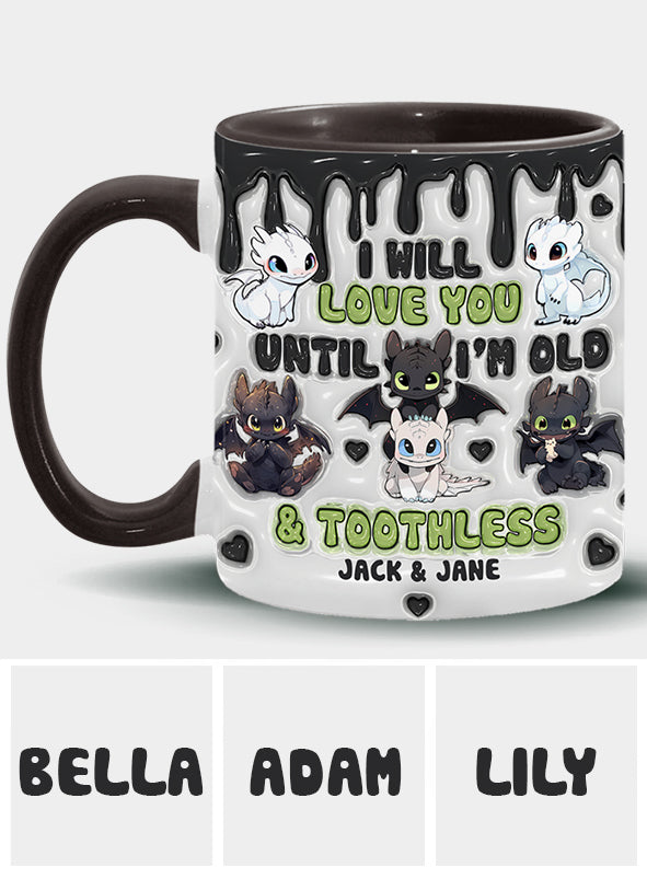 Dragon Couple - Personalized Couple Accent Mug