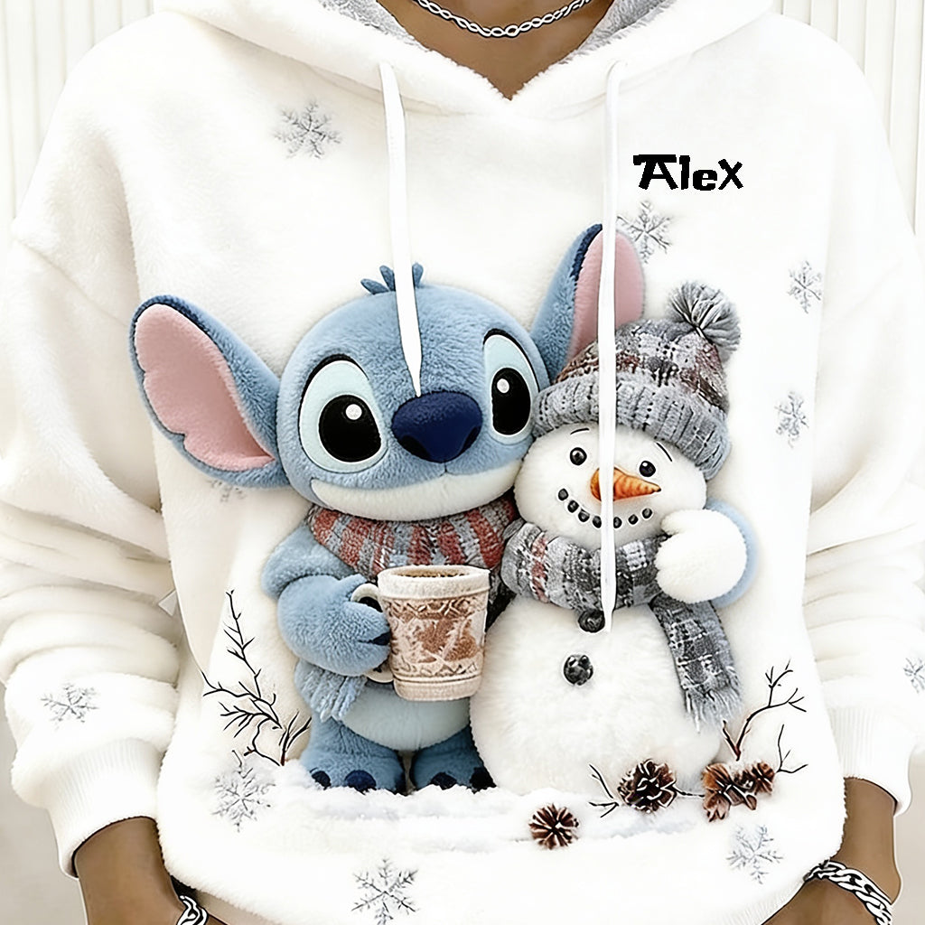 Merry Christmas - Personalized Ohana Fleece Hoodie