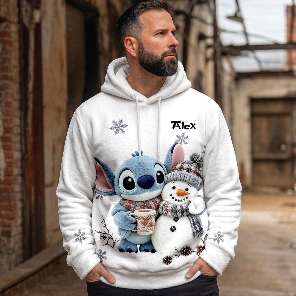 Merry Christmas - Personalized Ohana Fleece Hoodie