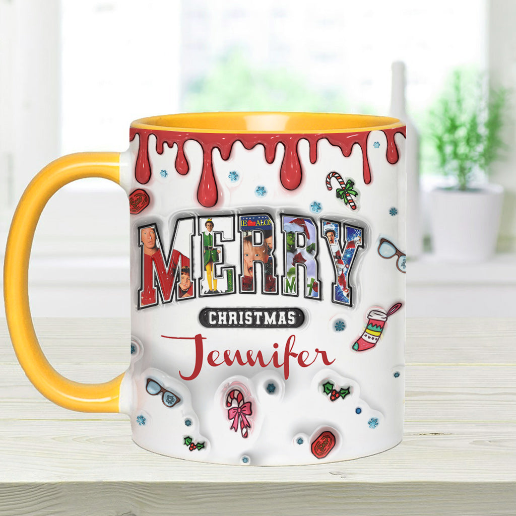 Christmas Movie - Personalized Accent Mug